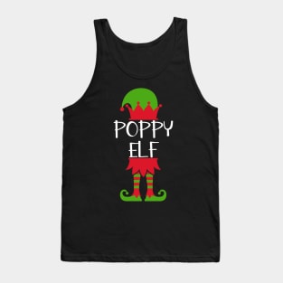 Poppy Elf Matching Family Group Christmas Funny Tank Top